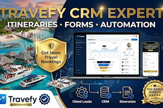 travefy  booking  workflow  travefy  page itineraries travel crm  automations