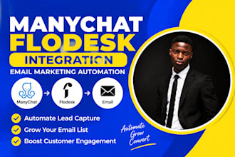 connect manychat with flodesk email marketing automation
