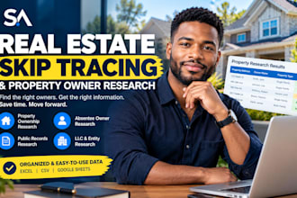 do real estate skip tracing and property owner research