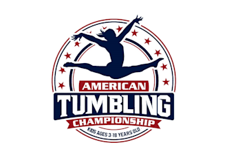 create graceful and fantastic tumbling logo design