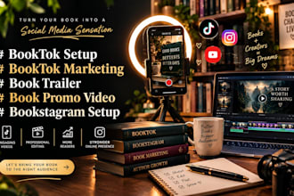 booktok setup booktok marketing book trailer book promo video bookstagram setup