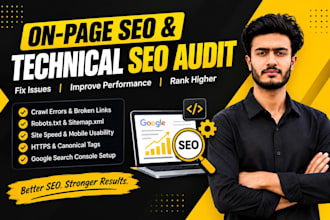 do advanced onpage and technical SEO  audit for higher ranking