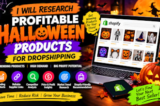 research profitable halloween product for dropshipping