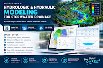 do hydrologic and hydraulic modeling for stormwater drainage