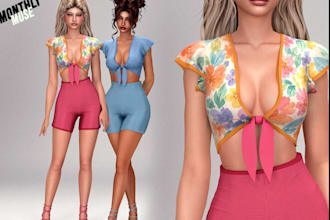 create unique custom sims 4 characters and custom cc mods