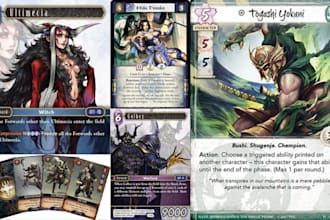 design custom card game card board game artwork for playing card tabletop games