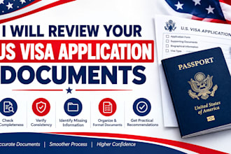 review your US visa application documents