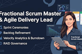 be your fractional scrum master and agile project manager