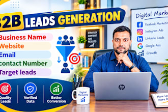 do professional b2b lead generation and targeted email list building