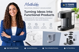 3d cad design, product design, industrial design, mechanical design