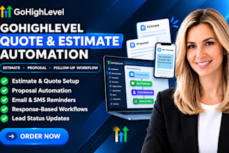 setup gohighlevel estimate quote ghl proposal and follow up automation