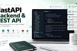 build a python fastapi backend or rest API