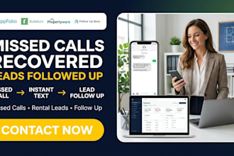 automate missed calls and lead follow up for property managers
