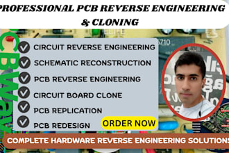 reverse engineer circuit pcb hardware and clone pcb perfectly