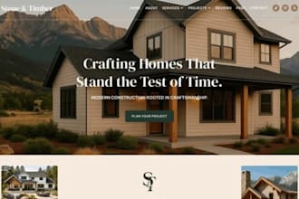 design wix tiny house website rental vacation accommodation booking website
