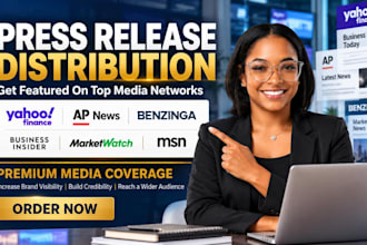 write distribute press release to premium new wire media coverage site