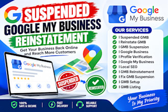 setup gmb profile fix suspended gmb reinstate business profile suspension