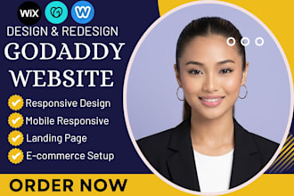design godaddy website, godaddy expert, godaddy redesign, godaddy godaddy design