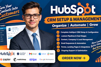 setup hubspot klaviyo activecampaign salesforce and marketo automation