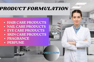 formulate skincare, haircare and cosmetic products professionaly