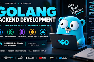 build scalable golang backend apis and microservices