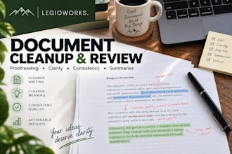 proofread, edit, review, and summarize your documents