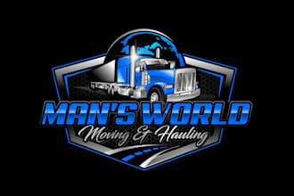 create fantastic and gorgeous logistic logo design