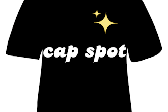 design typography t shirt and streetwear cap design