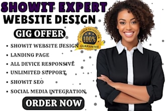 design and customize showit website showit template redesign showit