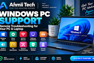 troubleshoot and fix windows PC and laptop problems