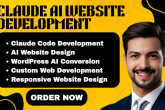 build claude ai website, claude code, claude to wordpress, website development