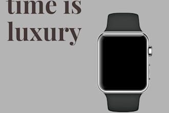 design a luxury watch concept and product art