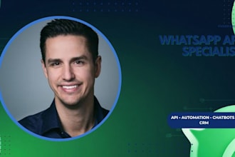 set up whatsapp business API, automation and chatbot integration