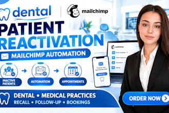 set up mailchimp patient recall and reactivation for dental and medical practice
