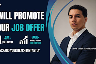 l feature and promote your job offer to over 4m HR and business network