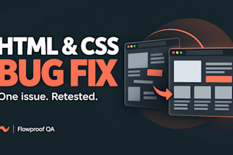 fix one HTML or CSS layout bug on your website