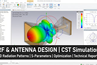 do rf antenna design and simulation in cst microwave studio