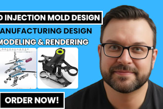 create professional injection mold design for manufacturing and production
