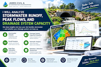 do stormwater runoff, peak flows, and drainage system capacity