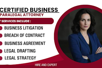handle business litigation, breach of contract and business disputes