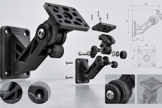 design functional solidworks mechanical parts for 3d printing in fusion360