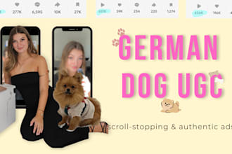create dog ugc content with monty