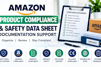 prepare amazon product compliance safety data sheet documentation support