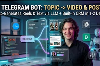 build a custom ai content automation bot and ai video generator