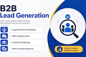 do targeted b2b lead generation and email list building