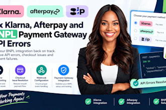 fix klarna, afterpay, and bnpl payment gateway API errors