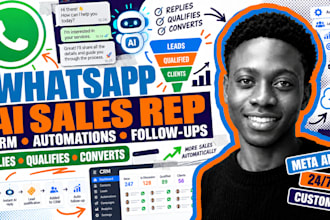 turn your whatsapp into an ai sales rep with CRM automation