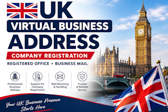 provide a UK virtual business address for company registration