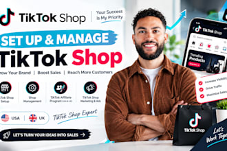 set up tiktok shop manage tiktok shop tiktok affiliate USA UK tiktok shop expert