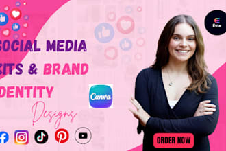 design professional ugc influencer media kit media kit or press kit in canva